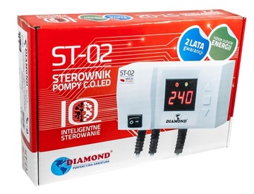 ST02 КОНТРОЛЛЕР НАСОСА ЦЕНТРАЛЬНОГО ОТОПЛЕНИЯ СО СВЕТОДИОДНЫМ ДИСПЛЕЕМ