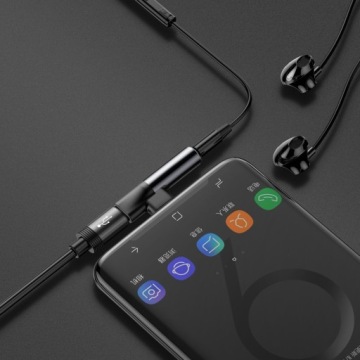 АУДИОАДАПТЕР BASEUS ПРЕОБРАЗОВАТЕЛЬ USB-C В AUX mini Jack 3,5 мм