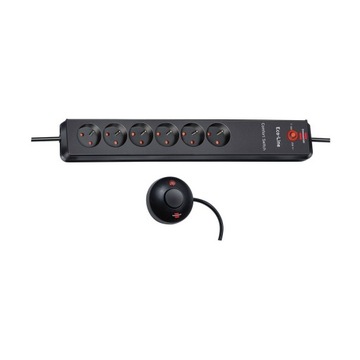 LISTWA ZASILAJĄCA WYŁĄCZNIK COMFORT SWITCH NOŻNY 6 GNIAZD 2 i 1,5 m