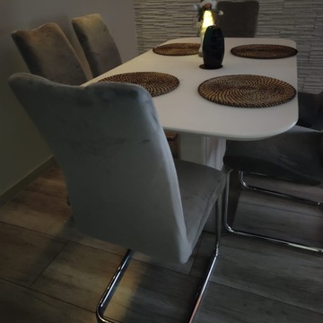 Эластичный велюровый чехол на стул, серый универсальный легкий бархат