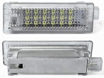 OŚWIETLENIE LED PODŚWIETLENIE BAGAŻNIKA SCHOWKA DRZWI LAMPKI BMW E60 MINI