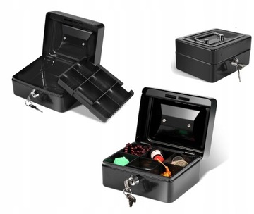 ПРОЧНАЯ МЕТАЛЛИЧЕСКАЯ КАССЕТА ДЛЯ ДЕНЕГ