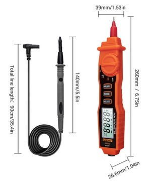 МУЛЬТИМЕТРНЫЙ ФОНАРИК PEN ANENG A3002P