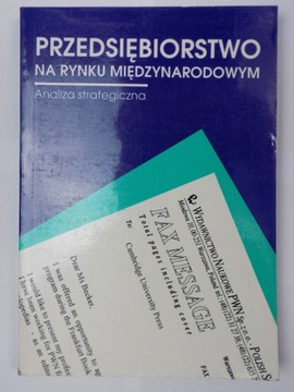 Przedsiębiorstwo na rynku międzynarodowym. Analiza