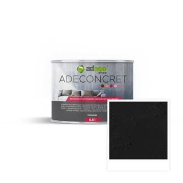 Beton architektoniczny dekoracyjny Czarny tester