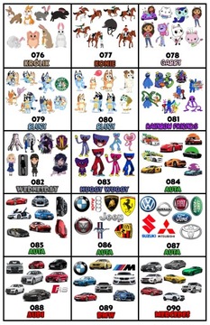 TATUAŻE ZMYWALNE DLA DZIECI TYMCZASOWE STICH STICZ - 8 EL. / 150 WZORÓW