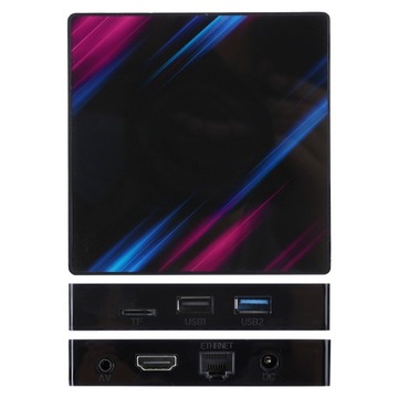 Odtwarzacz internetowy TV Box, podwójny dekoder Wi-Fi bt, sprzęt głosowy