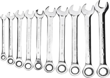 ВСТАВКА 10 шт. КОМБИНИРОВАННЫЕ КЛЮЧИ 8-19 мм RICHMANN