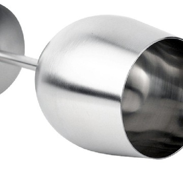 4 бокала для шампанского из красного стекла