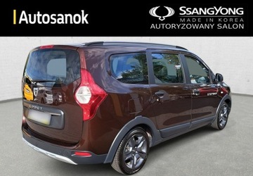 Dacia Lodgy Minivan Facelifting 1.6 SCe 102KM 2017 Dacia Lodgy Dacia Lodgy STP Salon Polska 1-Wl Serwis A.S.O LPG 7-Osob, zdjęcie 4