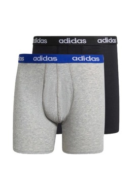 Bokserki męskie Adidas Linear Brief 2pack - S