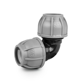 Kolanko do rur PE Bradas Drip System 25mm