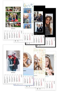 Фотокалендарь настенный цельный с фотографией Фотокалендарь 30х60 см