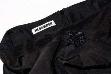 JIL SANDER Luksusowa WŁOSKA JEDWABNA SPÓDNICZKA-L