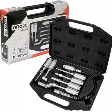 НАБОР НАСАДОК ДЛЯ СМАЗКИ 7 ШТ Yato YT-07110