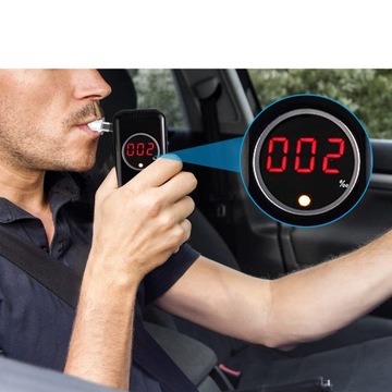ALKOMAT TESTER ALKOTEST PODŚWIETLENIE +12 USTNIK