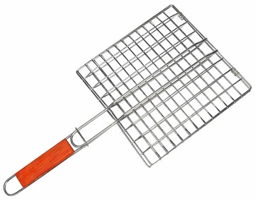 RUSZT PODWÓJNY DO GRILLOWANIA MIĘSA RYB WARZYW XXL
