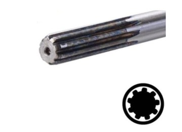 Wałek napędu kosy 66 cm 9 frezów / gwint