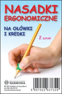 Nasadki Ergonomiczne Na Ołówki i Kredki 2 Sztuki