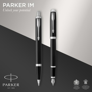 НАБОР ШАРИКОВЫХ РУЧЕК PARKER IM CT В ЧЕХОЛЕ С ПОСВЯЩЕНИЕМ + ГРАВИРОВКА + СУМКА