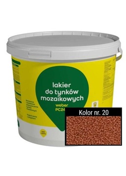 Weber PC246 Lakier do tynków mozaikowych 15kg 20