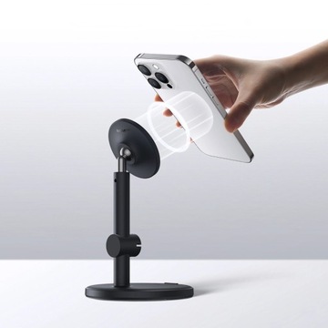 MAGNETYCZNY UCHWYT STOJĄCY BASEUS MAGPRO DO TELEFONU - JAKOŚĆ + RYSIK