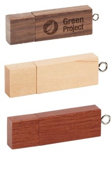 PENDRIVE REKLAMOWY z logo DREWNIANY PDw-2 GRAWER 16 GB USB 10 SZT +GRATIS!