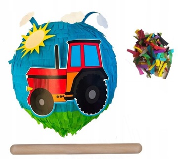 PINIATA traktor wieś rolnik kij dodatki