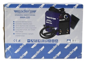 ИНВЕРТОРНЫЙ СВАРОЧНЫЙ АППАРАТ 220А ММА ADLER LCD + МАСКА