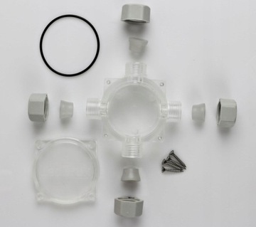 Коробка соединительная, разъем HERMETIC, IP68, сальник x2