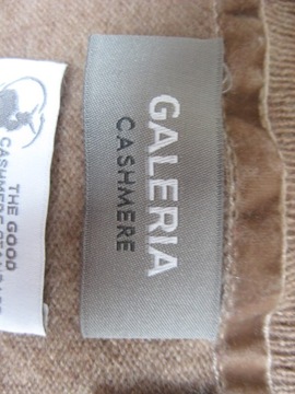 GALERIA CASHMERE 100% kaszmir sweter 46 L/XL