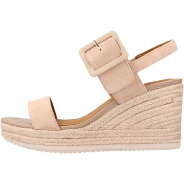 Geox Damskie sandały D Ponza Espadryille Wedge