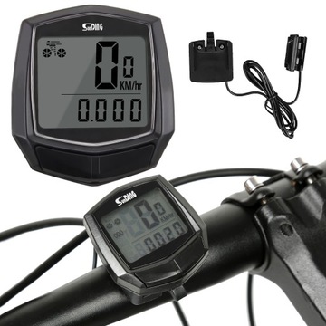LICZNIK ROWEROWY WODOODPORNY PRĘDKOŚCIOMIERZ Z LCD DO ROWERU