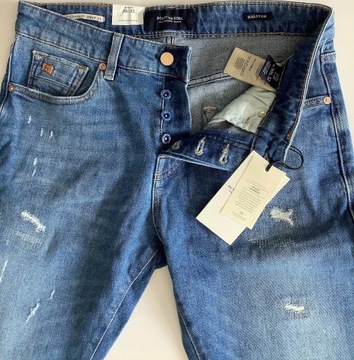 SCOTCH & SODA RALSTON spodnie jeansy 30/32