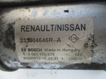 DACIA SANDERO III DUSTER II STARTÉR 1.0 TCE 233004646R