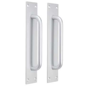 Aluminiowe uchwyty do bram z 2 uchwytami. Wytrzymałe, pasujące do 5704+matowe