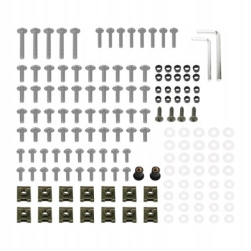 болты + рым-болты мотоцикл набор 155шт для пластиковых скутеров