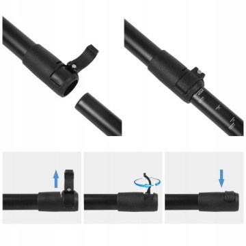 СКЛАДНОЕ ВЕСЛО ДЛЯ КАЯКА ДЛЯ SUP BOARD 2в1, РЕГУЛИРУЕМОЕ, 4 ЧАСТИ, 210СМ PRO