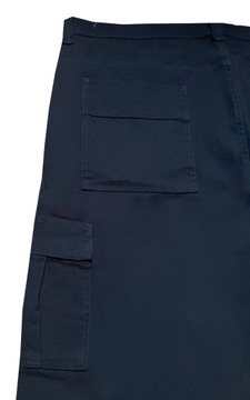 БОЛЬШИЕ МУЖСКИЕ ЧЕРНЫЕ БРЮКИ-КАРГО OLD STAR WAIST 142 СМ