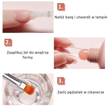 Формы двойной системы 120 шт. Балерины для акрилового геля