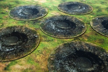 РЕЗИНОВЫЕ ЗОНЫ ДЛЯ WARHAMMER 40K 9 EDITION - КРАТЕР