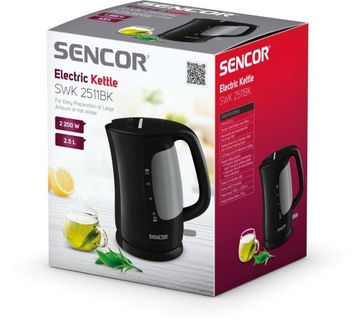 Электрический чайник Sencor SWK 2511BK 2,5 л черный