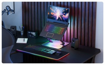 РЕГУЛИРУЕМАЯ охлаждающая подставка для ноутбука Huzaro Hold 4.0 RGB