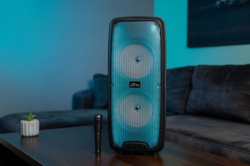 Бумбокс-колонка для караоке BT MP3 FM 1000 Вт + МИКРОФОН