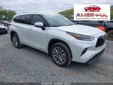 Toyota Highlander III 2024 Toyota Highlander 2024r., 4x4, 2.4L 2.4 Benzyna 265KM