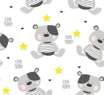 Pielucha Flanelowa 60x80 Miś Żółty