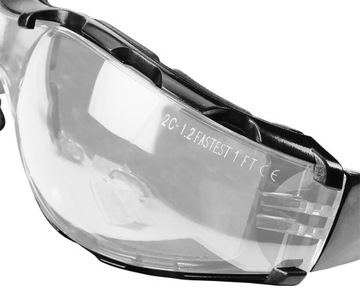 БЕЗОПАСНЫЕ ОЧКИ С ПЕНОВОЙ ВСТАВКОЙ, БЕЛЫЕ ЛИНЗЫ, КЛАСС УСТОЙЧИВОСТИ NEO