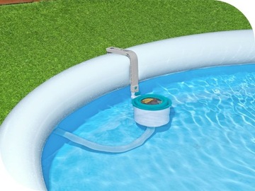 Очиститель воды для бассейна с поверхностным скиммером Bestway 58233 МОДЕЛЬ 2024 г.