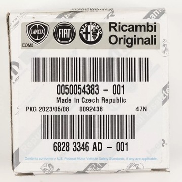 50054383 SENZOR TLAKU OLEJE FIAT OE