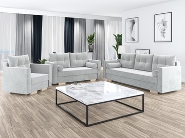 Zestaw wypoczynkowy KAYA 3+2+1 Kanapa Sofa Fotel